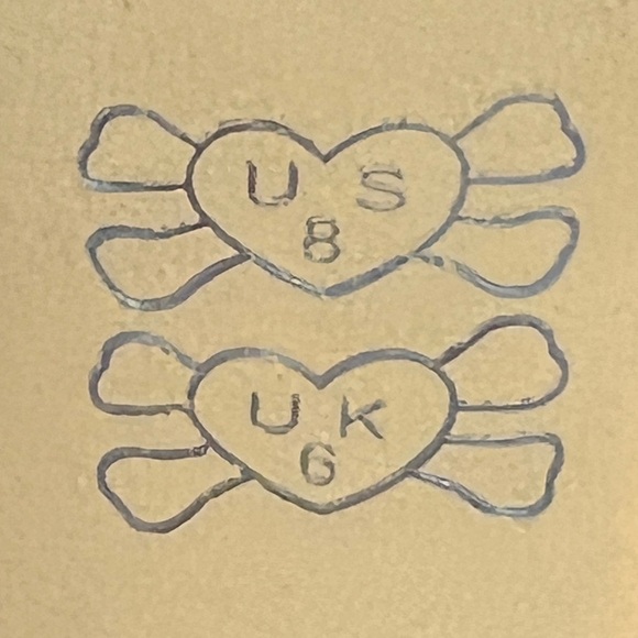 DIGISKULL PLATFORM HEELS IN BLACK/PINK BY IRON FIST - Size 8 - Picture 7 of 8